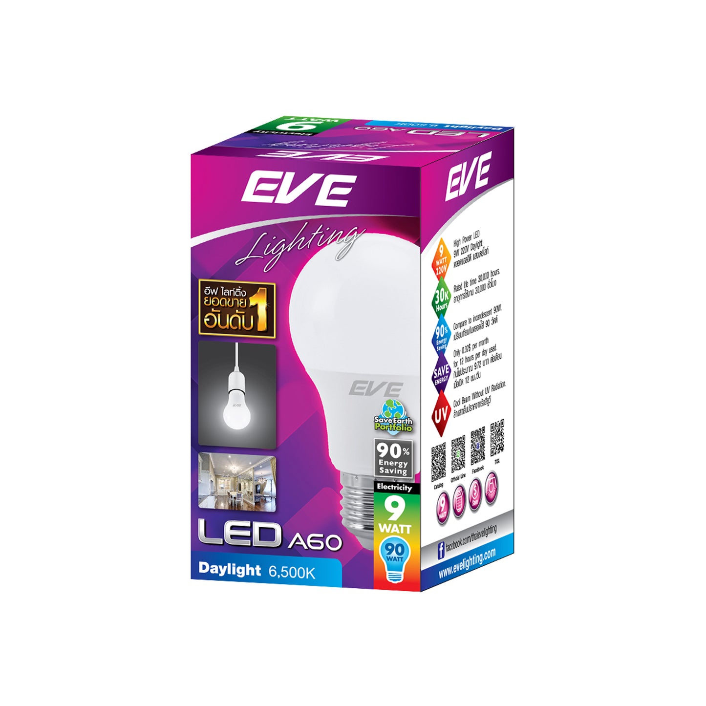 หลอดไฟ EVE LED Bulb E27